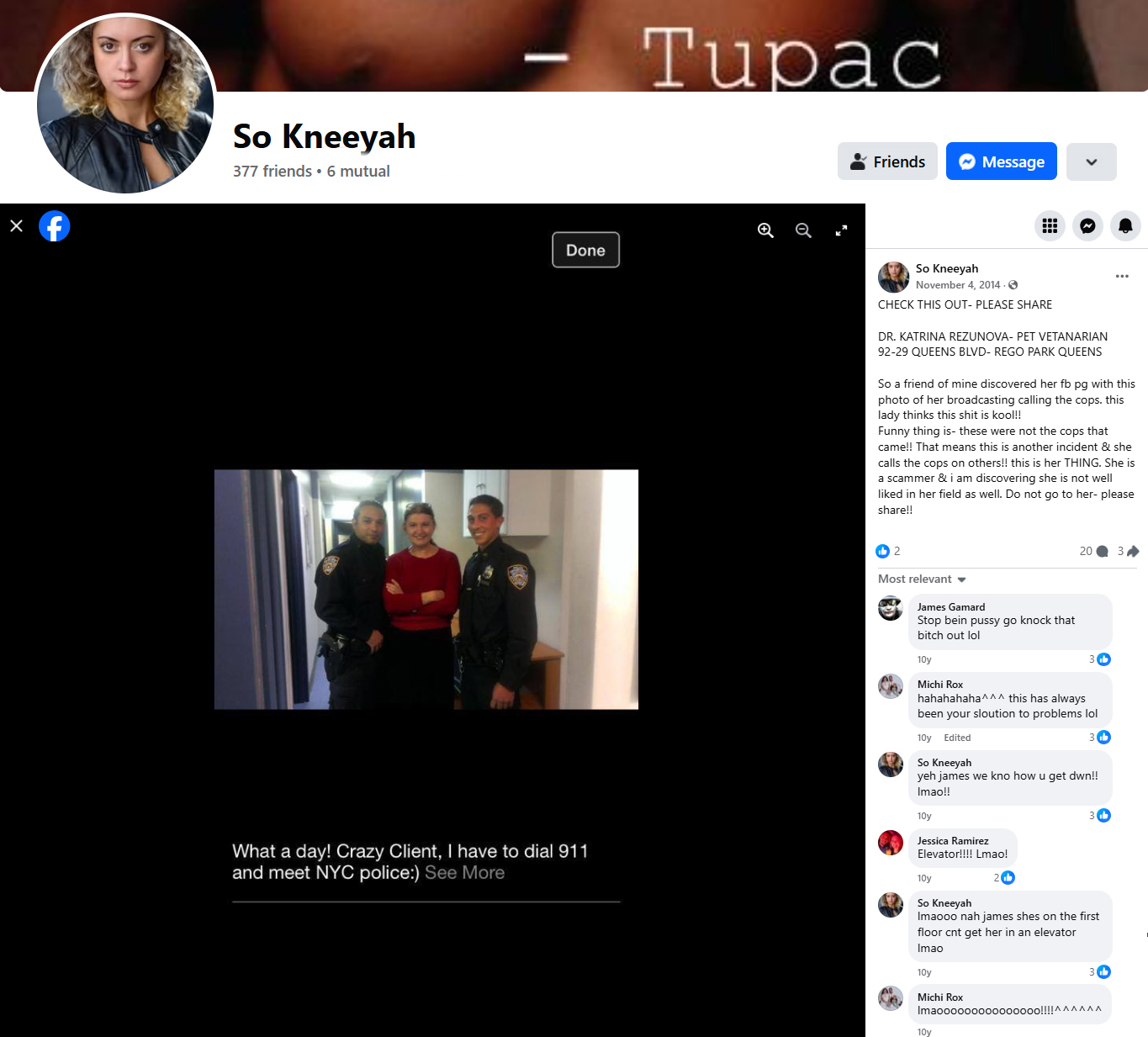 Sonia Ruiz harassment veterinarian in Rego Park, Queens New York